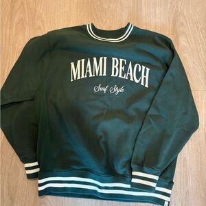 Miami Beach Surf Style Crewneck